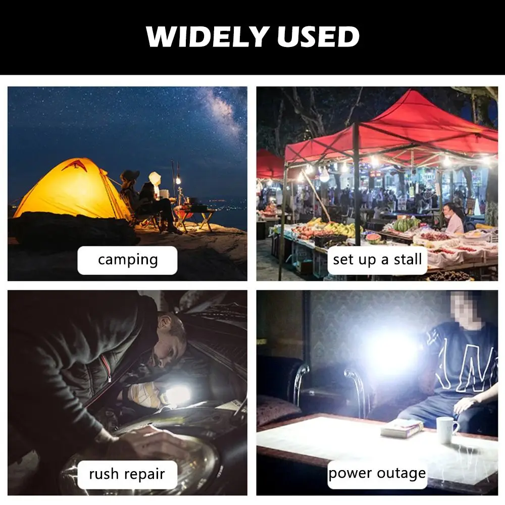 New Flicker-Free LED Bulb Light Portable 20W LED Bulb Courtyard Outdoor Bulb Home