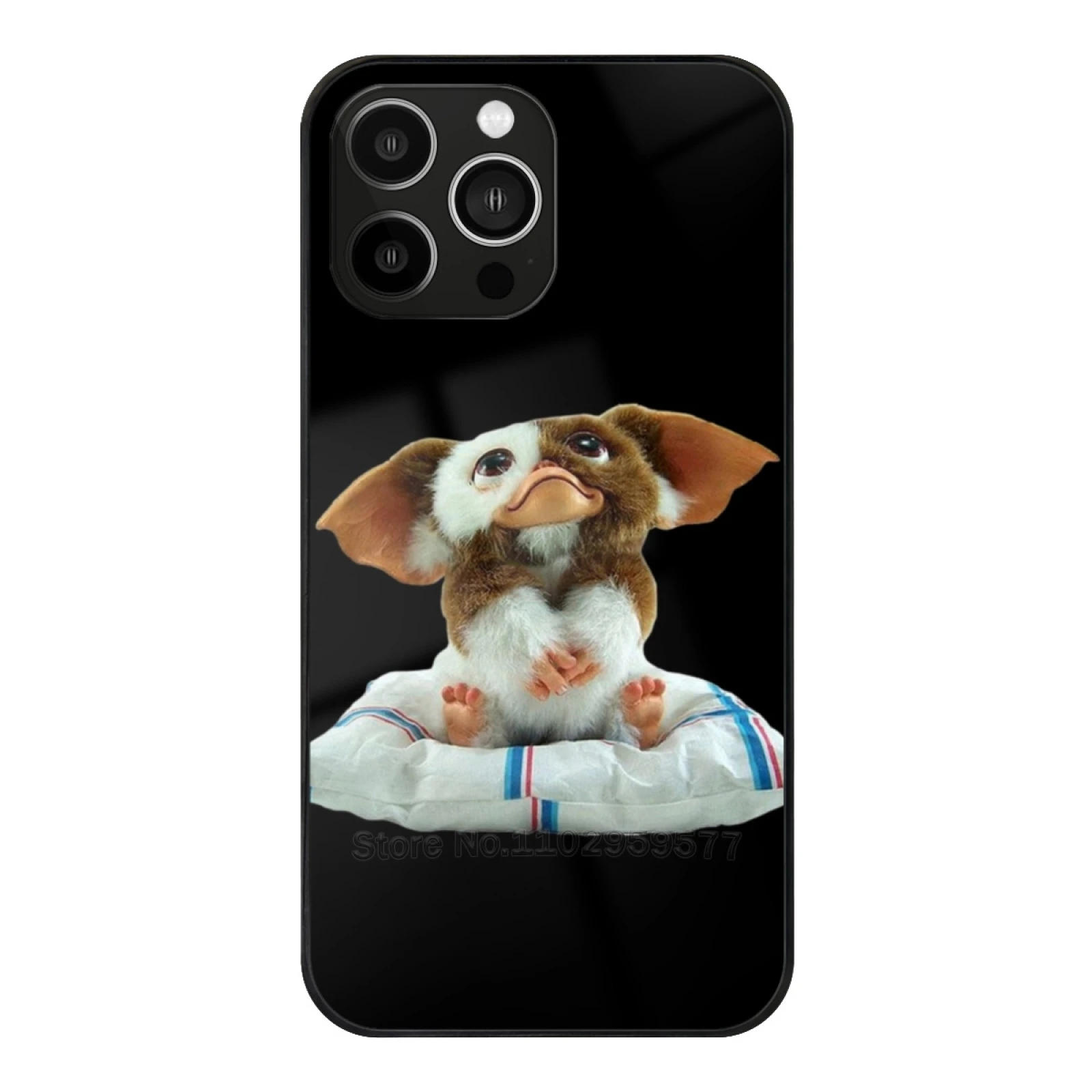 Gremlins Gizmo Glass Case For Apple Iphone 15 14 13 Pro 11 12 7 8 Plus Xs Max Tempered Phone Cover Gizmo Gremlins Gizmo Gremlin