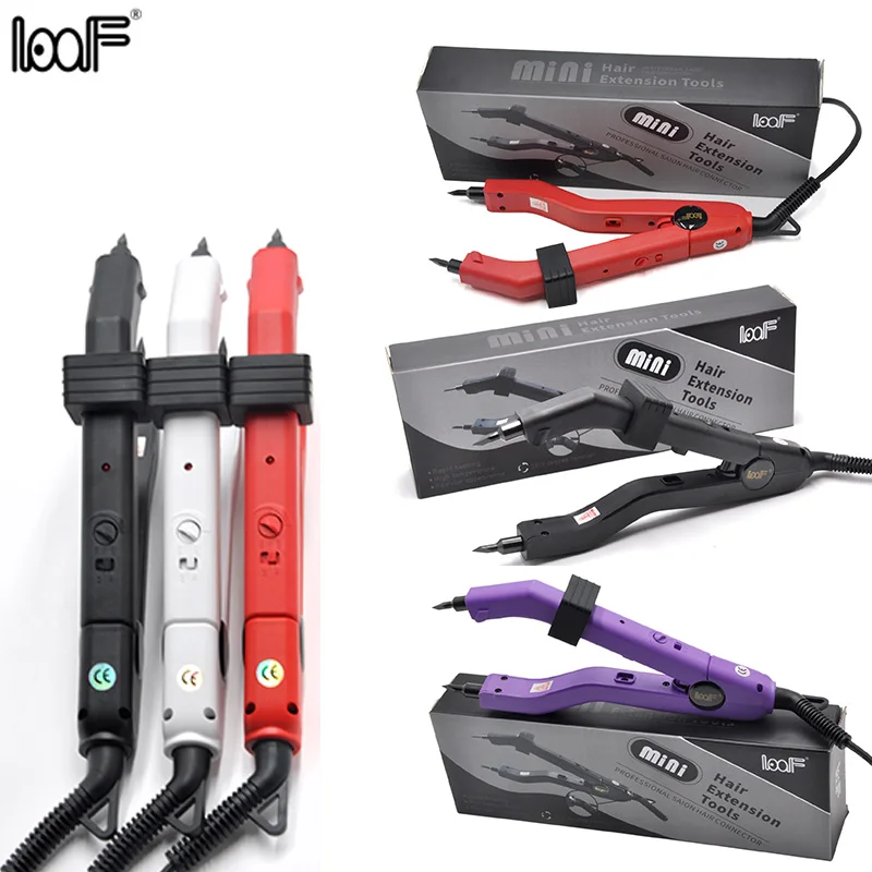 

Wholesale Customization Ergonomic Mini Hair Extensions Tools U Tip Hair Connector Iron Keratin Hot Fusion Tools V LIGHT