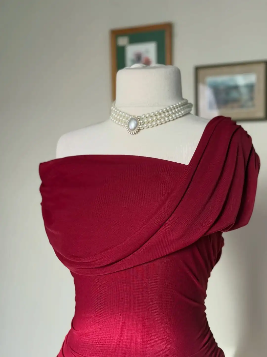 

Grown Prom Customized Women Evening Dresses Sheath Satin Pleats One Shoulder Floor Length Zipper Luxurious Formal Party Dresses