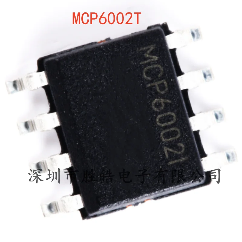 

(10PCS) NEW MCP6002T MCP6002T-I/SN 1.8V Dual-Channel Operational Amplifier Chip SOP-8 MCP6002T Integrated Circuit