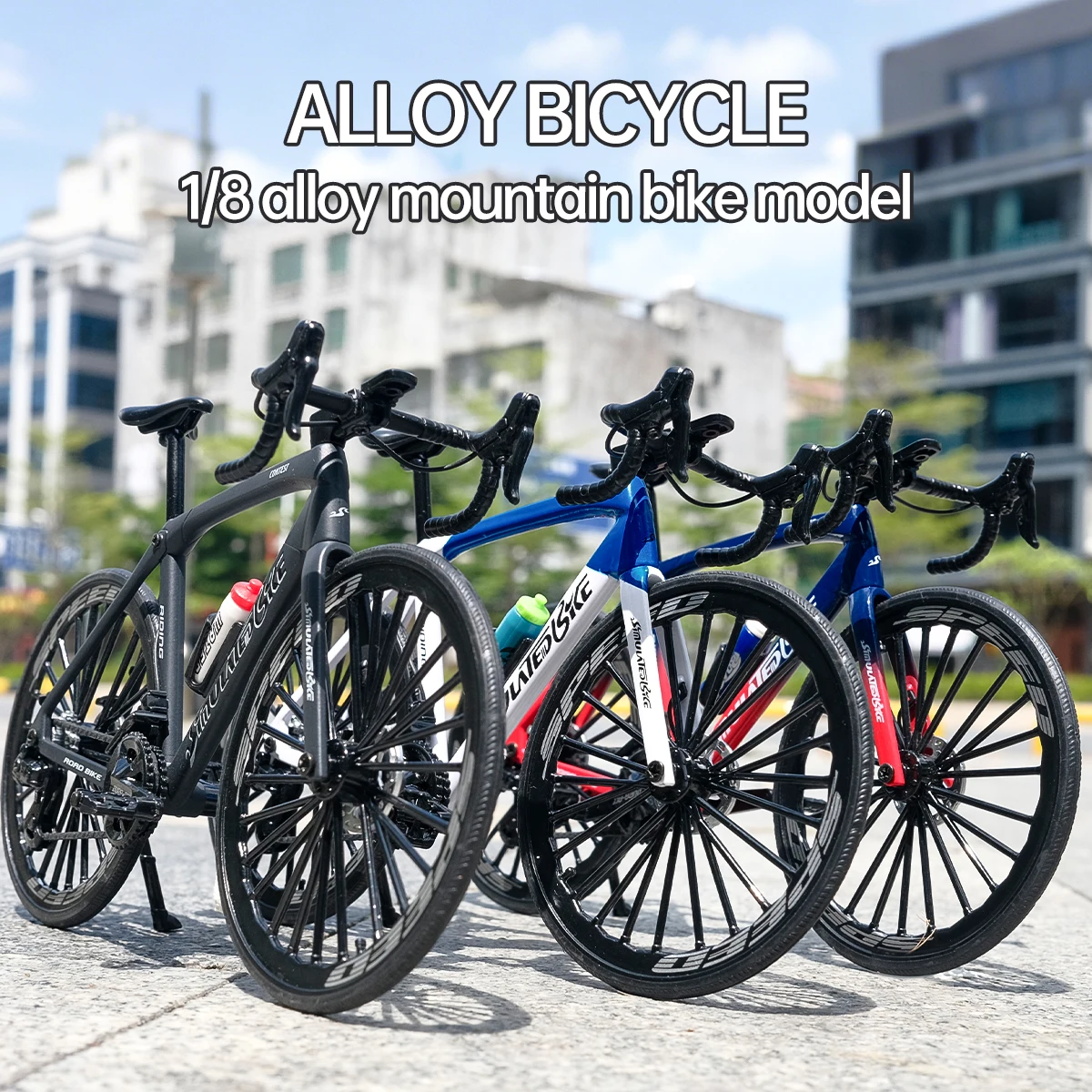 

Модель горного велосипеда из сплава 1:8 — классическое украшение для рабочего стола велосипеда — идеальный подарок на Пасху и сюрприз для любителей велосипедов