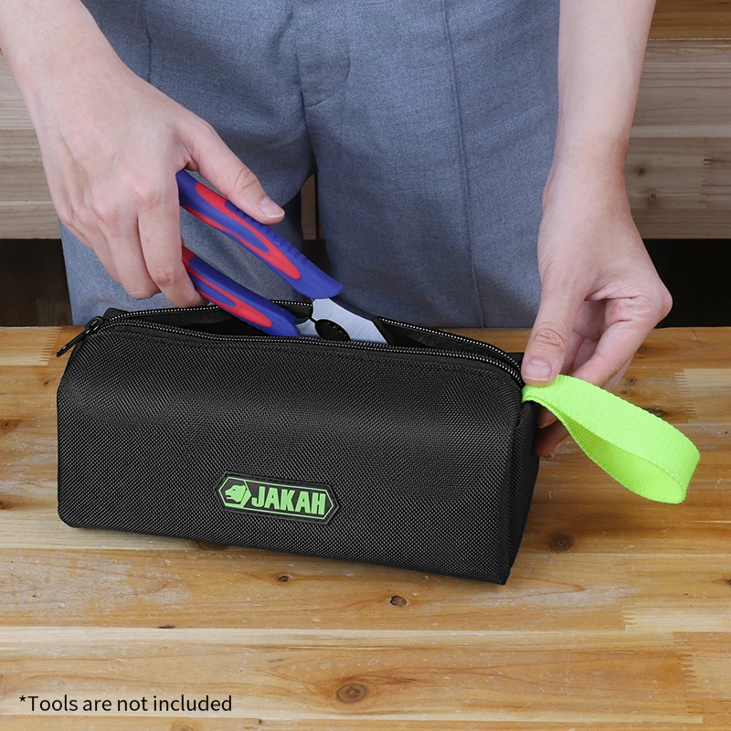 Jakah Elektriker-Werkzeugtasche, multifunktional, Oxford, verdickt, Holzbearbeitung, Aufbewahrung, Schraubendreher-Set, Werkzeugtasche, tragbare Handtasche – Detail 15