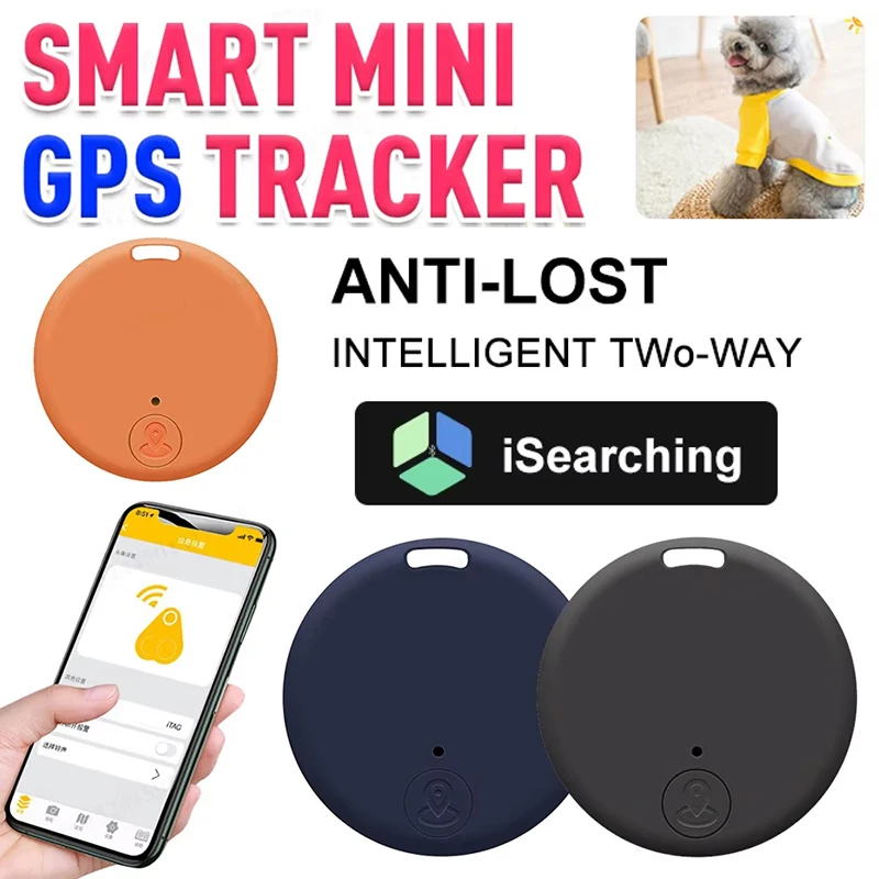 5pcs Mini GPS Bluetooth Tracker for Ios Smart Key Finder Smart Tag, Anti-Lost Device for Dog Pets Child Wallet Car Bags Luggage