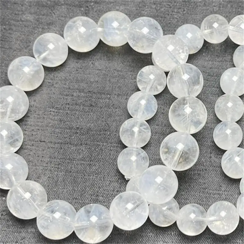 Natural Blue Rutilated Quartz Bracelet Crystal Stone Beads Strand Bracelet Holiday Christmas Present 1PCS 7/8/9MM