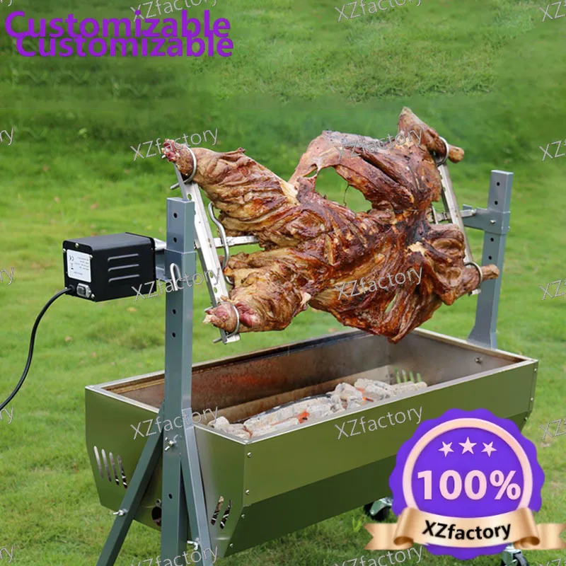 Factory Direct 2026 Top RatedSoporte para parrilla de Camping, estufa de leña de acero inoxidable, parrilla plegable para camina