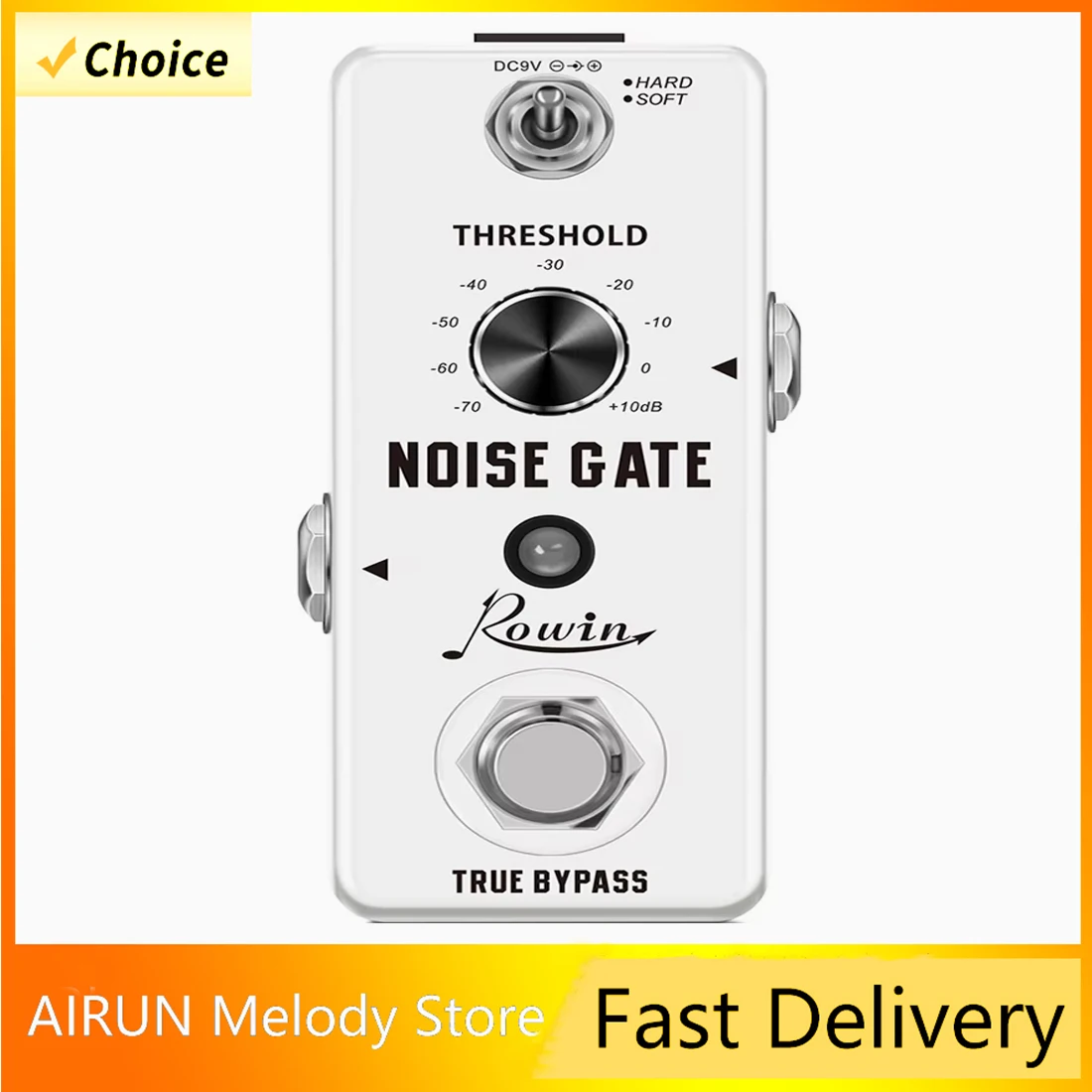 

LEF-319 Noise Killer Pedals Noise Suppression Effects For Electric Guitar Hard Soft 2 Modes Electric Guitar Accessories