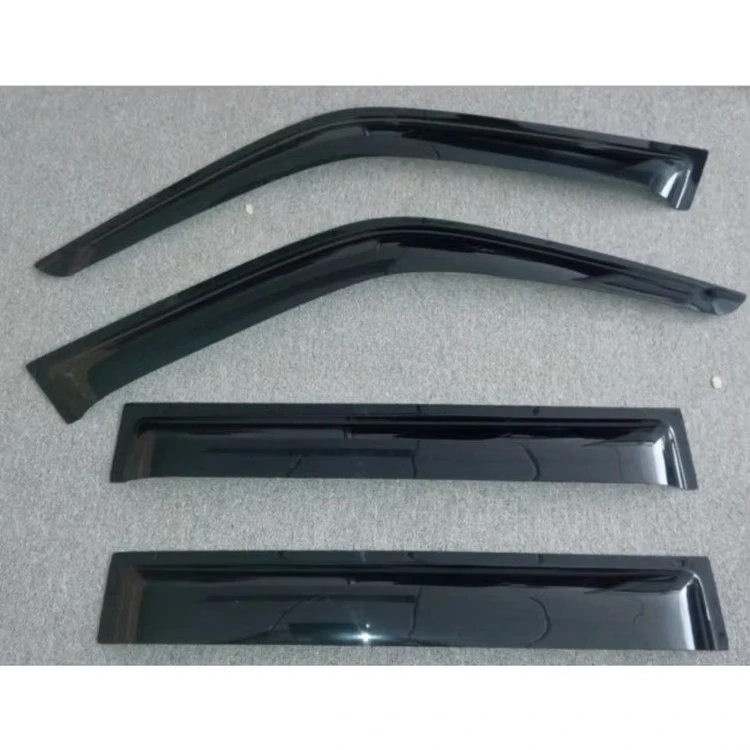 For 4WD Accessories For Land Cruiser Vent Visor FJ80 Series Wind Deflector Black PMMA Material Car Window Position