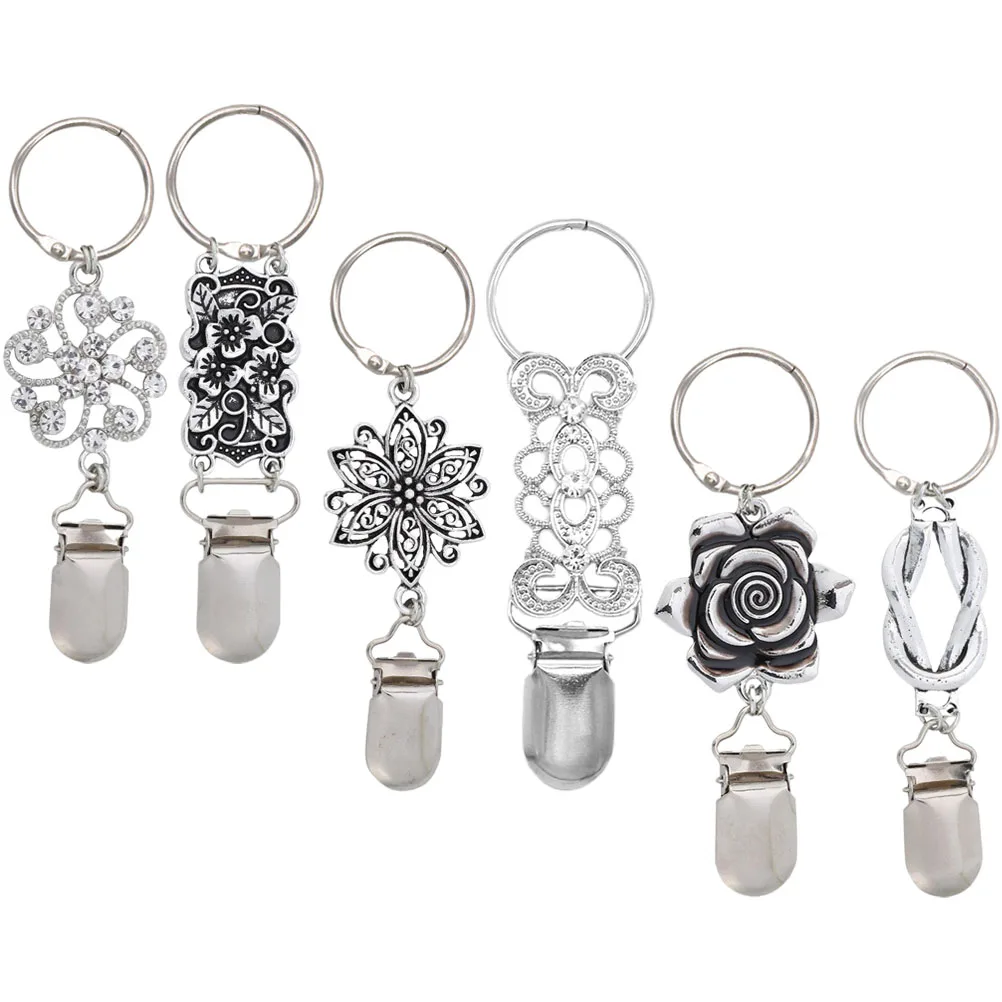 

6pcs Travel Clips For Caps Scarves Gloves Mask Accessories Lightweight Durable Hat Holder Clip Purse Luggage Cap Retainer