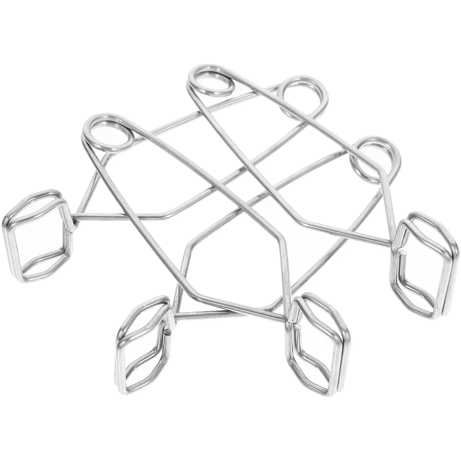 

4 pcs Test Tube Clamps Durable High Temperature Resistant Self Closing Spring For Home Use Flask Holder Laboratory