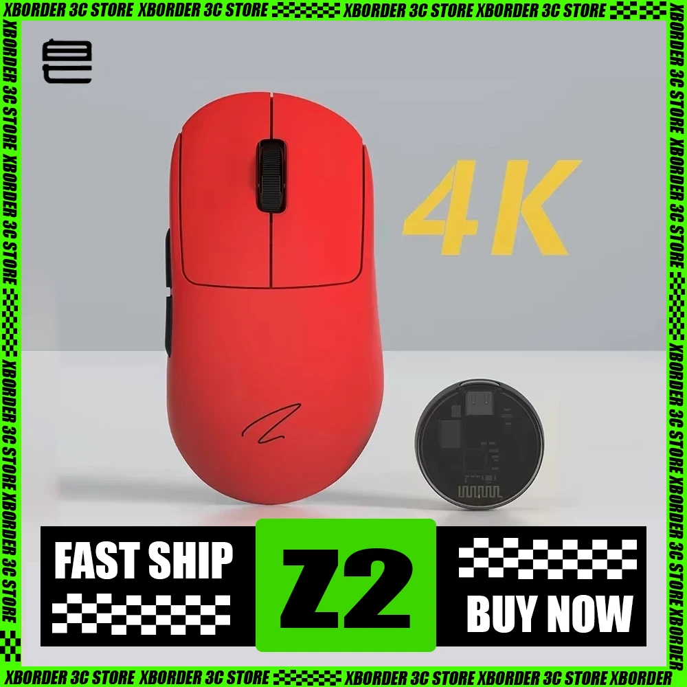 

Zaopin Z2 4K Wireless Mouse Three Mode PAW3395 Sensor Nordic 52840 Lightweight FPS Gaming Mouse Ergonomics Pc Gamer Office Gifts