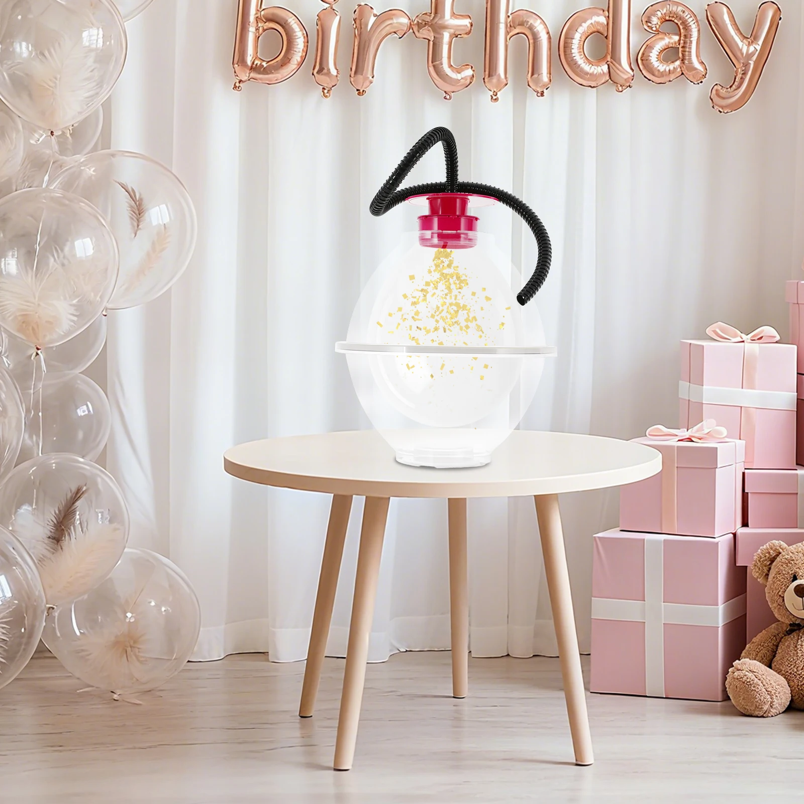 Ballon-Füllmaschine, DIY-Expander-Füllwerkzeug, 37 cm Durchmesser zum Verpacken von Geschenken für Hochzeit, Weihnachten, Geburtstag, Party, Geschenk – Detail 1