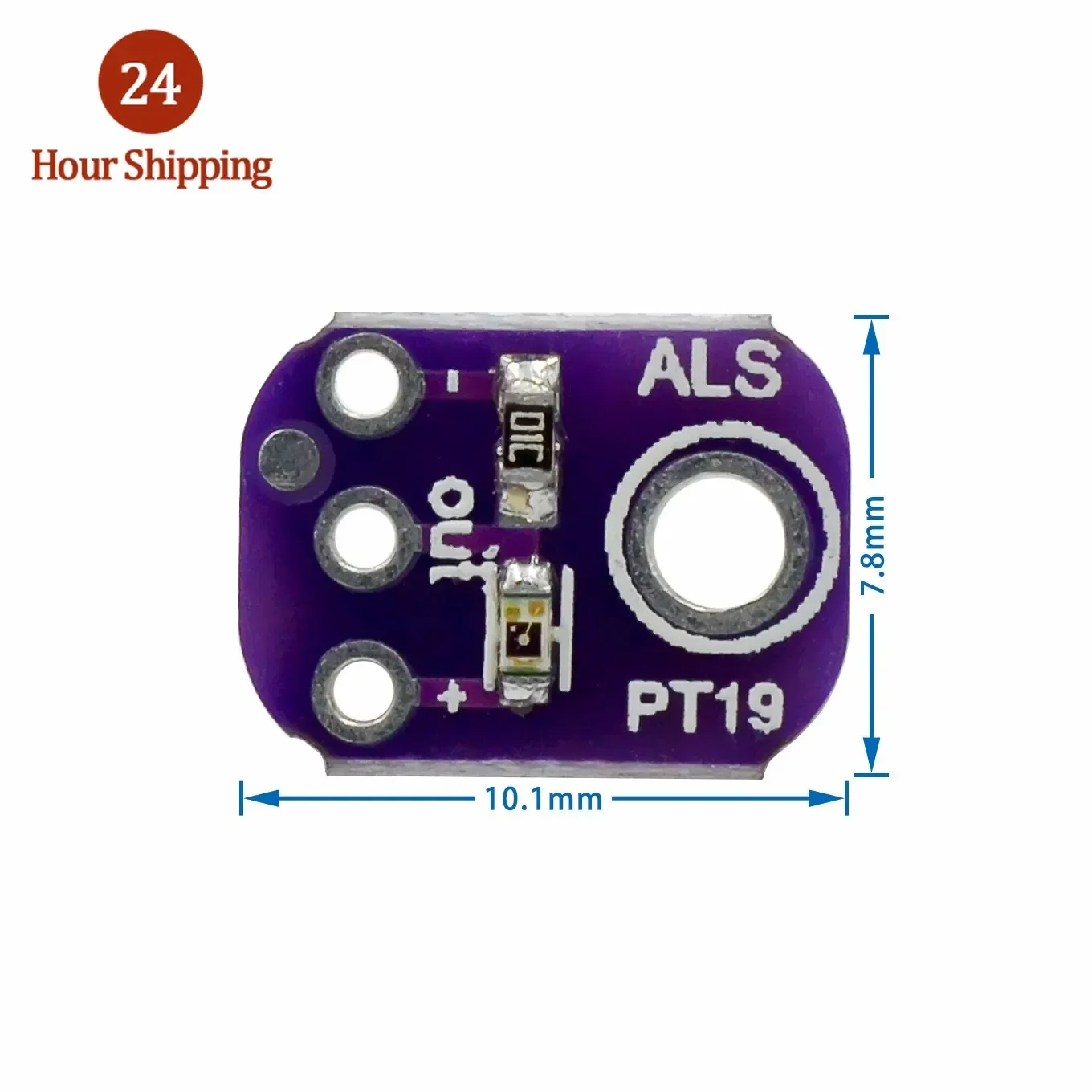 ALS-PT19 Analog Light Sensor Module High Dynamic Range Light Sensor Breakout Board For Arduino 2.5V-5.5V Light UV Sensor Module