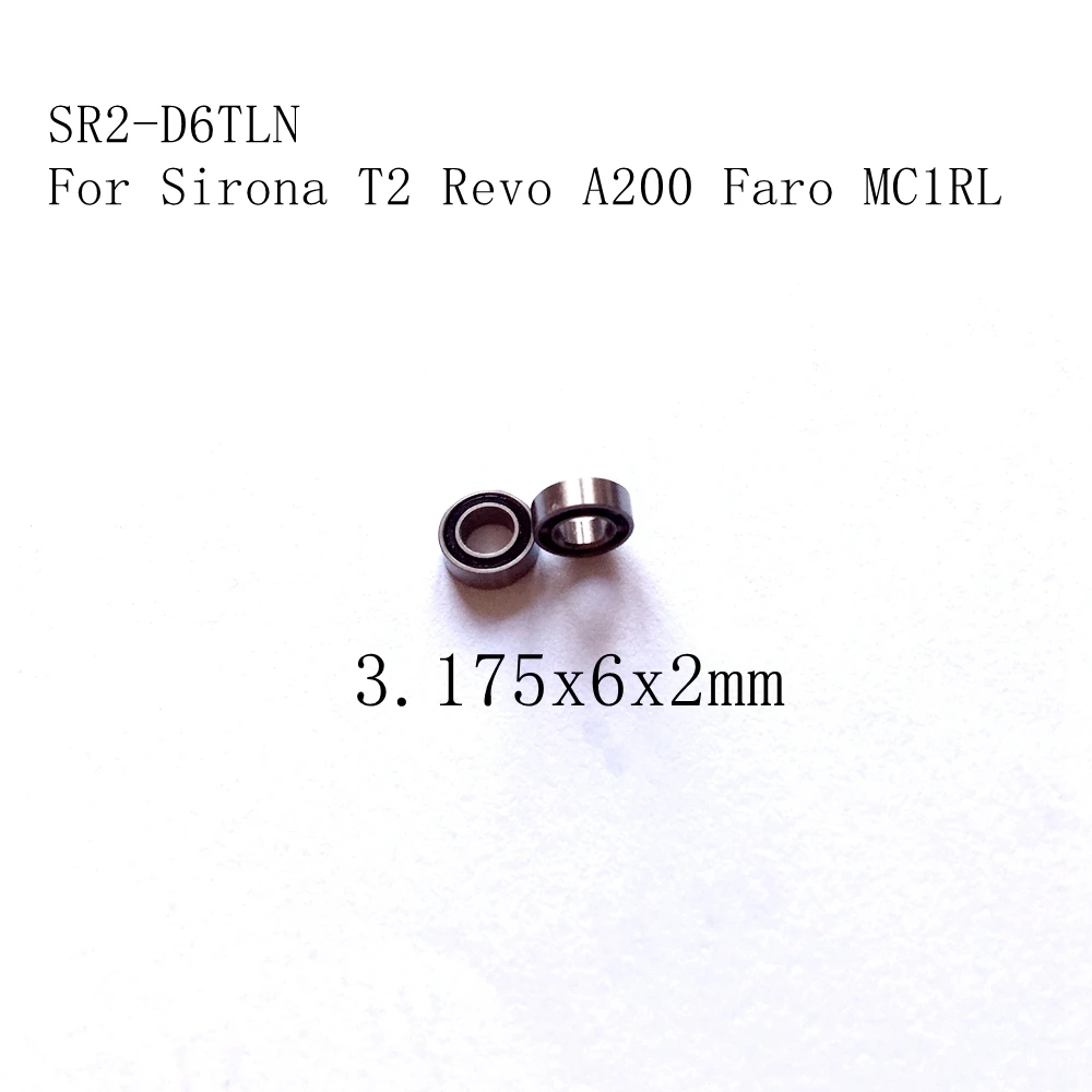 Super Quality Dental Bearings SR2-D6TLN 3.175x6x2mm For Sirona T2 Revo A200 Faro MC1RL