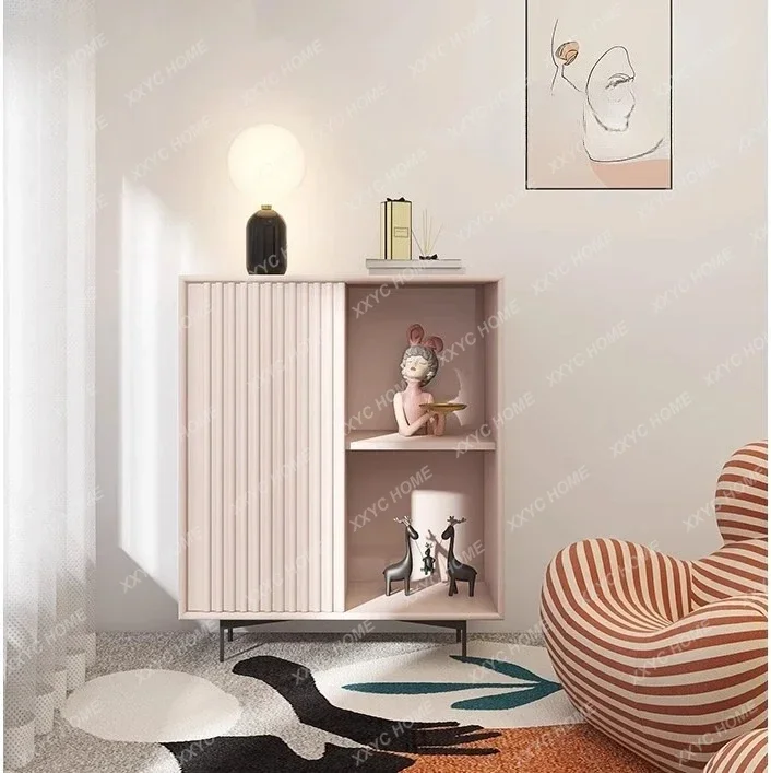 XX Model room creative dining side cabinet paint storage minimalist entry foyer shoe cabinet fashion