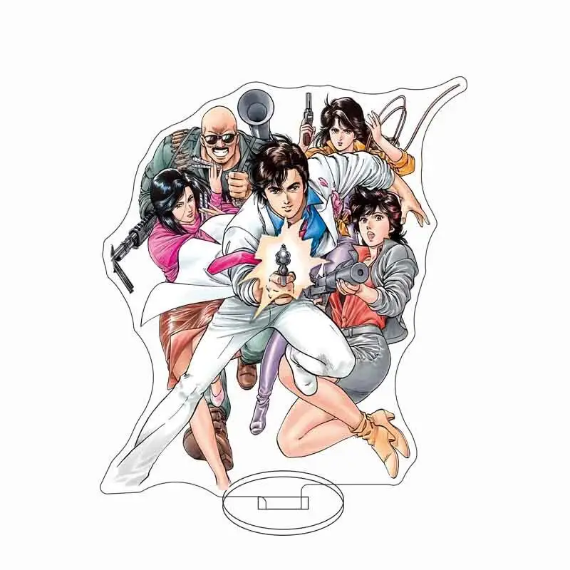 16CM Anime Figure From Cat's Eye Sylia Chamade Tam Chamade Alexia Chamade‌ Toshi Utsumi Cos Acrylic Stand Ornaments Gifts - view 6