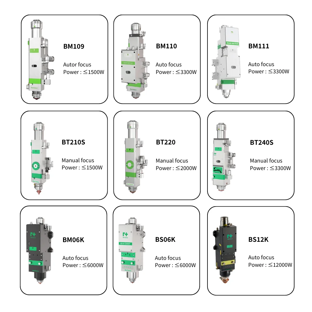 LASER Raytools BM111 0-3.3kW Auto Focusing Fiber Laser Cutting Head