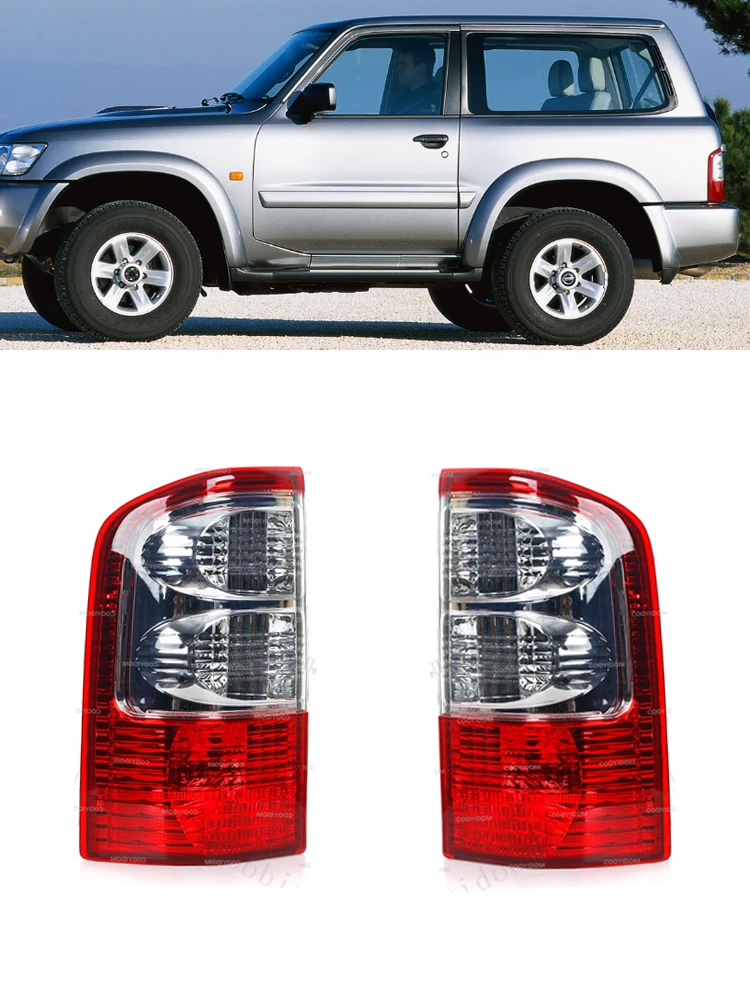 Feu arrière de voiture pour Nissan Patrol GU Y61 2001 2002 2003 2004, feu Stop arrière, coque latérale rouge, feu Stop arrière