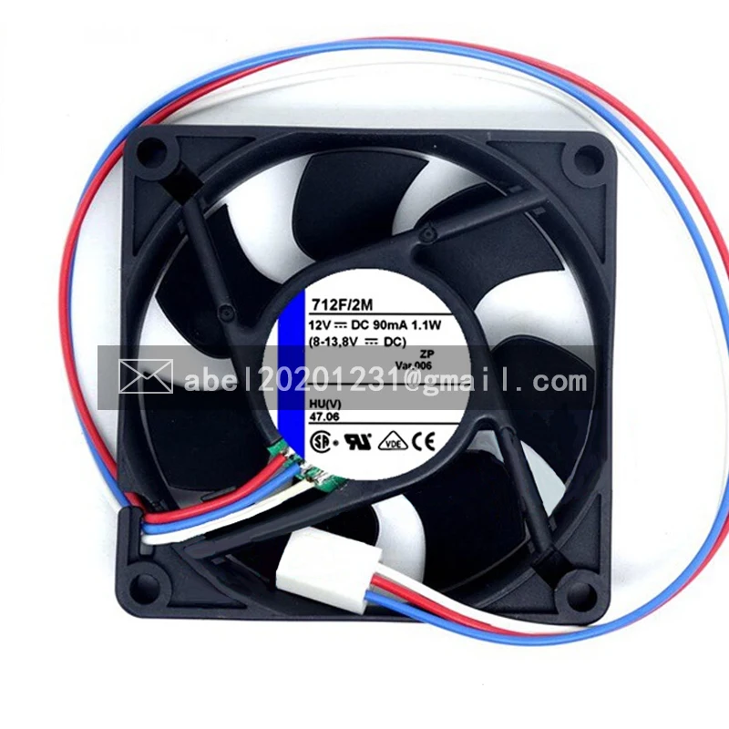 

BRAND NEW ORIGINAL 712F/2M 712 F/2M 12V DC COOLING FAN 7015 70*70*15mm