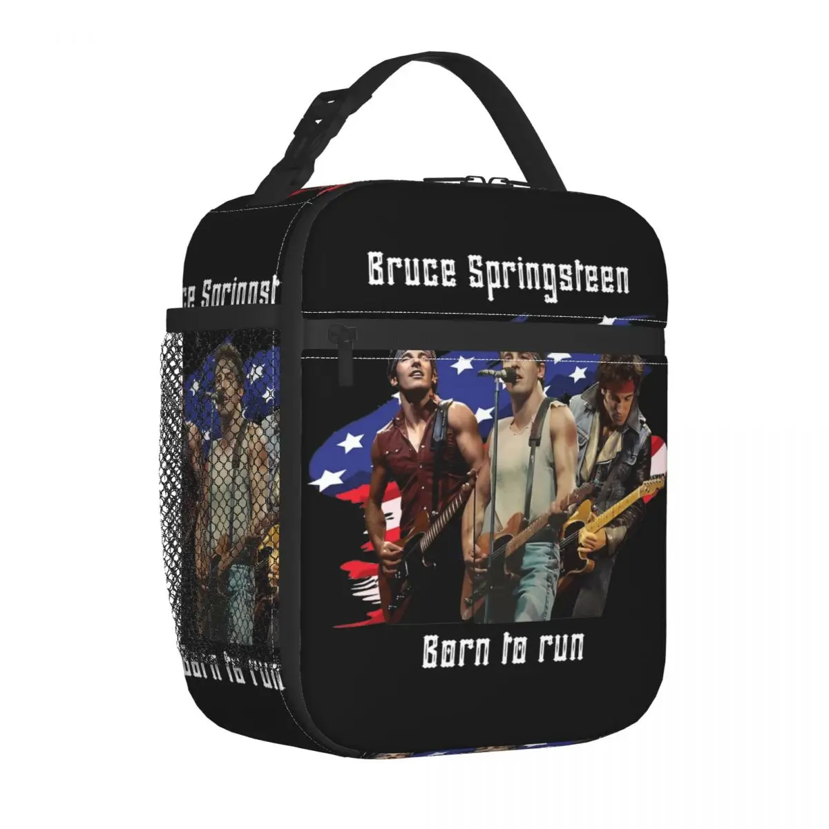 Bruce Springsteens Born In The USA Merch Insulated Lunch Bag For Outdoor Food Box Portable Thermal Cooler Lunch Boxes