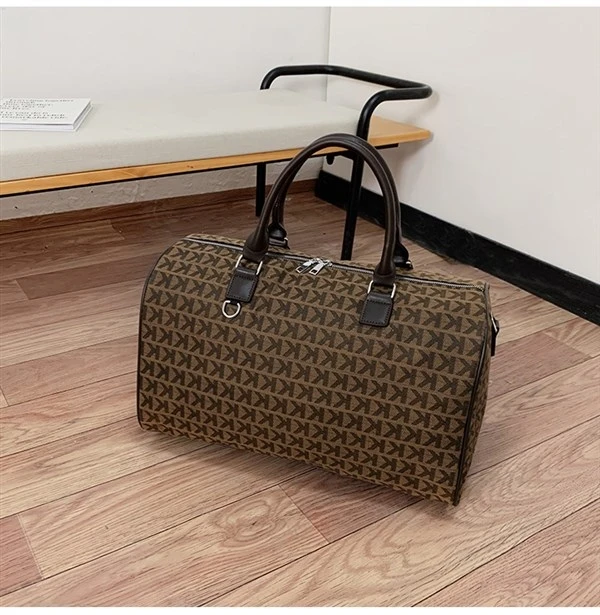 Fashion Letter Design High Quality Canvas Travel Handbag For Women Large Capacity Female Weekend Gym Fitness Duffle Business Bag