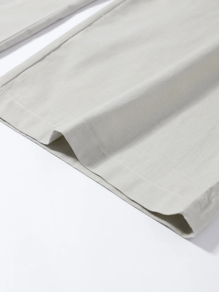 Spitzenrock, Hemd, weit geschnittene Hose, 3-teiliger Anzug für Damen, elegante Bluse mit Reverskragen, langen Ärmeln und Einreiher, Old-Money-Outfit – Detail 17