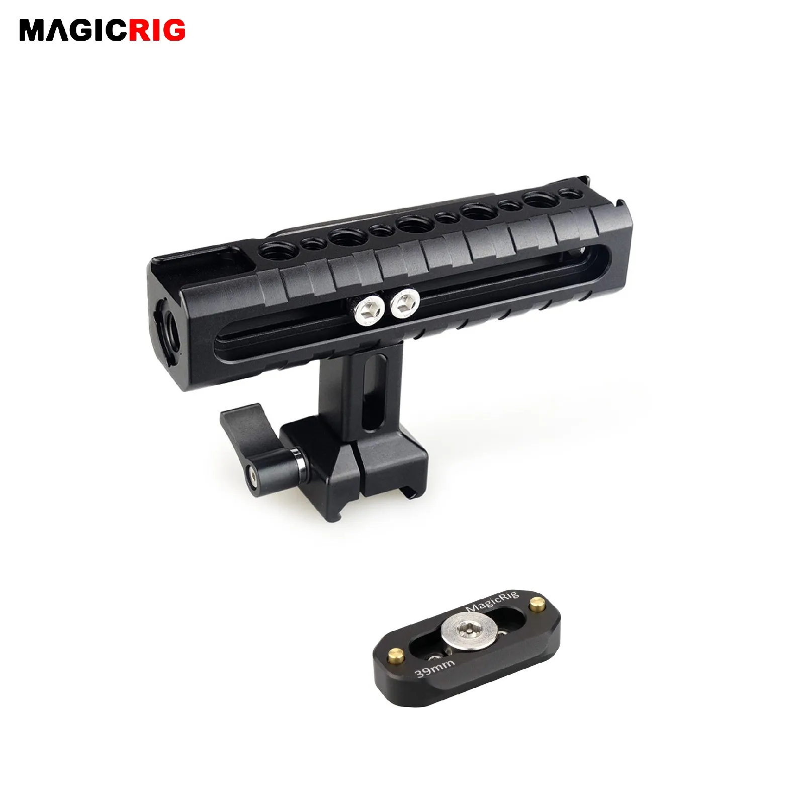 MAGICRIG Quick Release NATO Handle Top Handle Kit with NATO Rail Safety Rail 39mm for DSLR Camera, Camera Cage