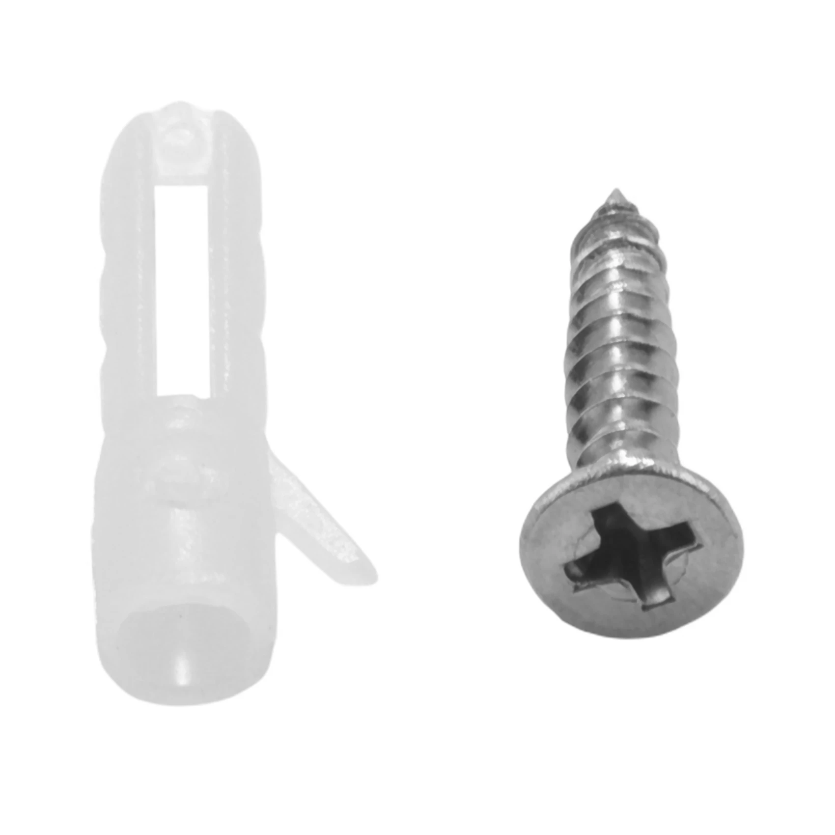 SDFC-120Pcs 3/4 X 1 Inch Sign Holders Standoff Screws Wall Standoff Holders Screws Mount Hardware Advertising Glass Nail