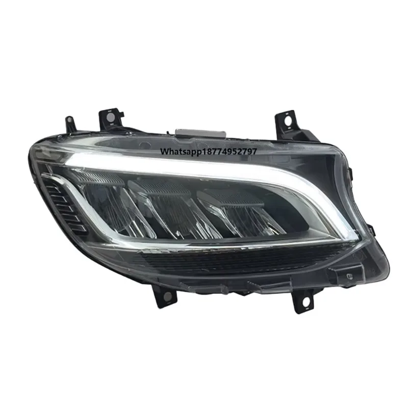 KGKB Car Front Lamps for 2018-2023 Benz Sprinter W907 Auto Headlight Upgrade High Configure LED Projector Lens Assembly