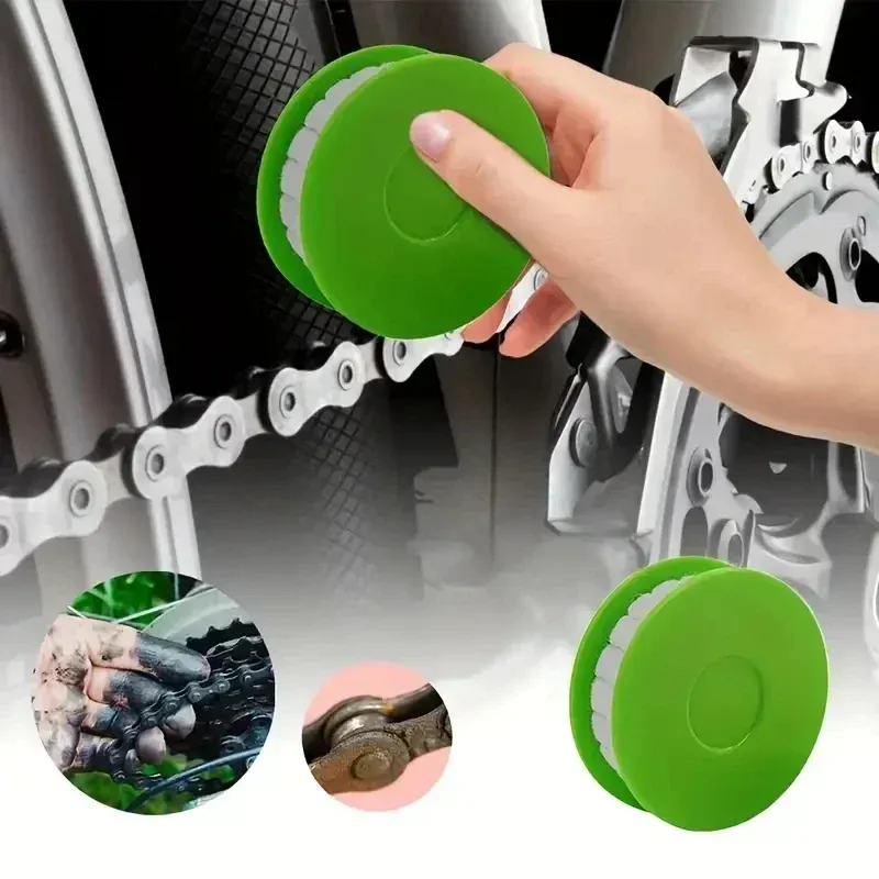  1Pcs Bicycle Chain Lubricator Bike Chains Oil Roller Cleaning Bicycle Maintenance Tool Portable Bike Cycling Accessories 