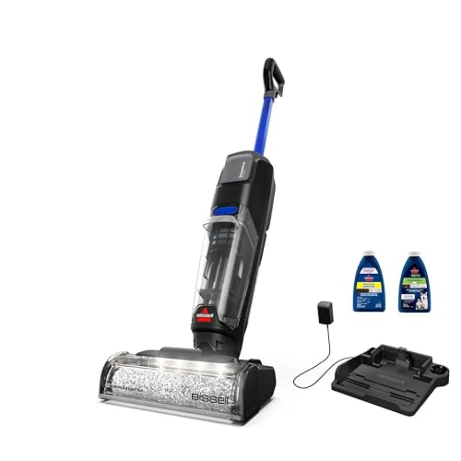 

Моющий пылесос Wet Dry Vacuum Mop с подсветкой FurFinder и мощной всасывающей способностью для твердых полов и ковров 3967F