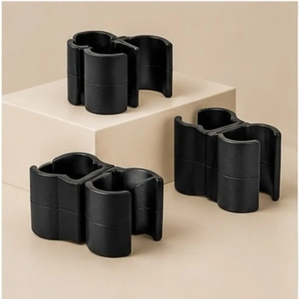 10Pcs Sports Rod Buckle Long-Lasting Soft Plastic Marker for Football Basketball Soccer Training Clip Equipment