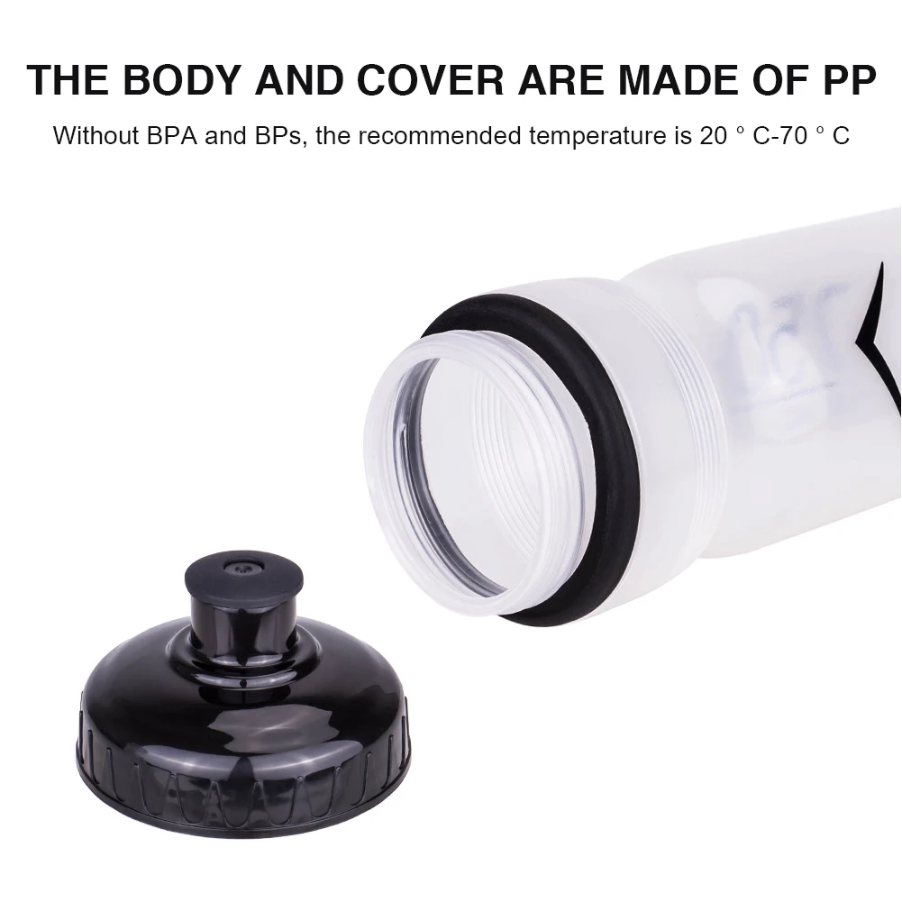 

Велосипедная бутылка для воды 750 мл, пластиковая фляга для шоссейных и горных велосипедов, для активного отдыха, портативная, для питья