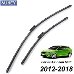 Xukey 2Pcs Front Windscreen Wiper Blades Kit For SEAT Leon 5F 3 2012 2013 2014 2015 2016 2017 2018 26