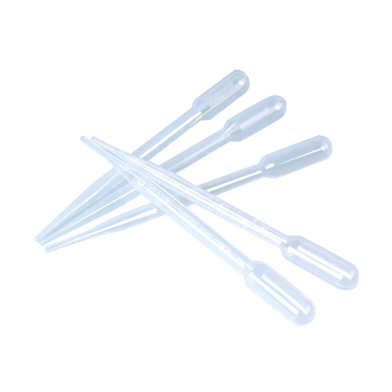 100pcs/bag 3ML Laboratory Disposable Pipette Pipe Plastic Eyedrops Dropper Transfer Graduated Liquid Dropper Lab Supplies