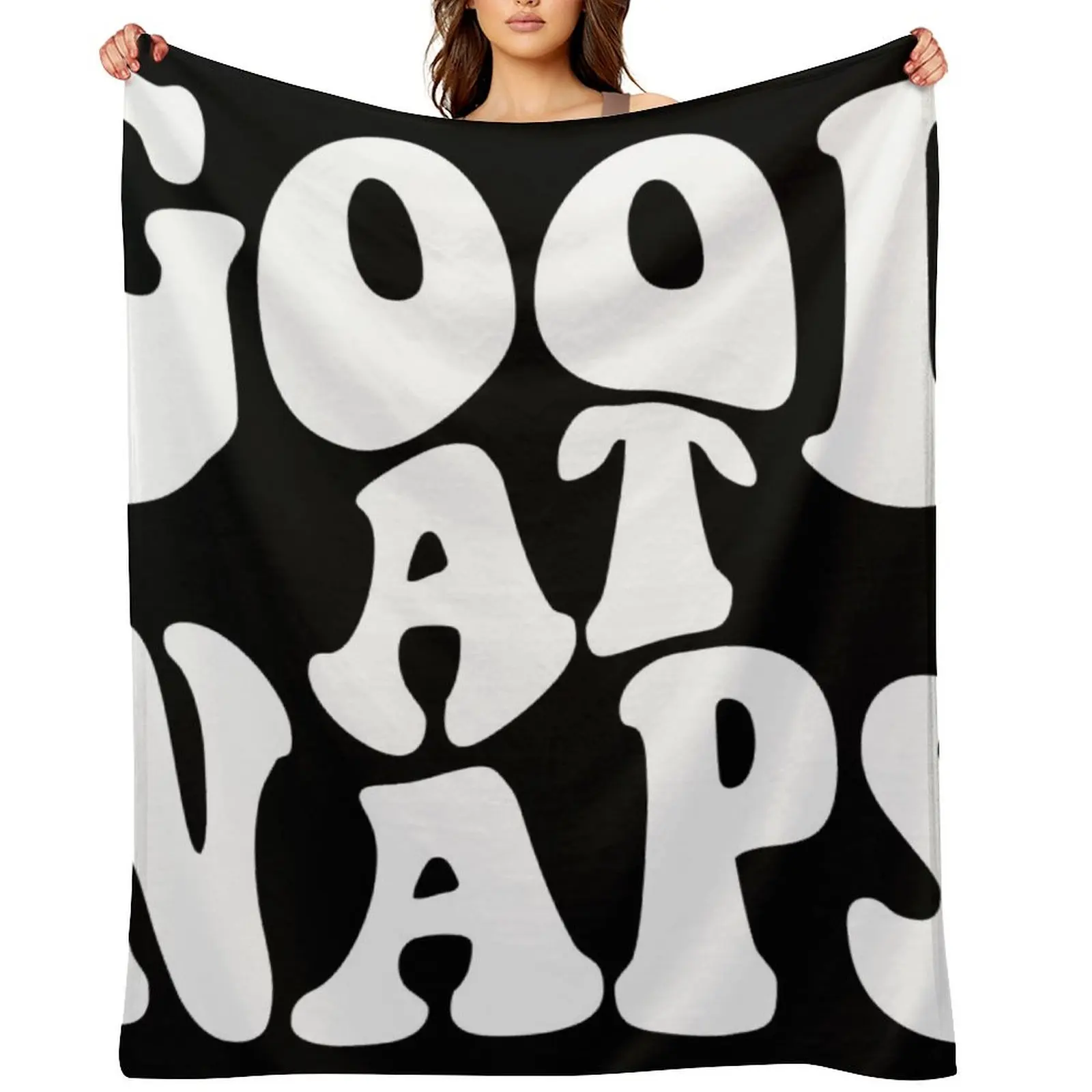 

Good At Naps Throw Blanket Decorative Beds Cute Sofa Throw Luxury Designer Blankets