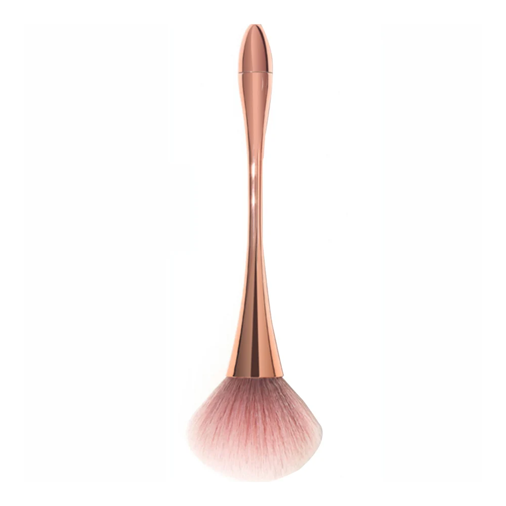 High Quality Loose Powder Brush Blush Brush Fluffy Hair Makeup Tool Beauty Long Handle Brushes Nail Dust Cleaning Nail Cosmetics