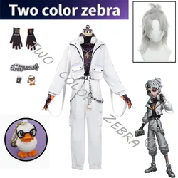 Game Identity Ⅴ Cosplay Luca Balsa Costume Yellow Duck Uniform Coat Headset Wig Halloween Party Anime Prisoner Role Play Outfit