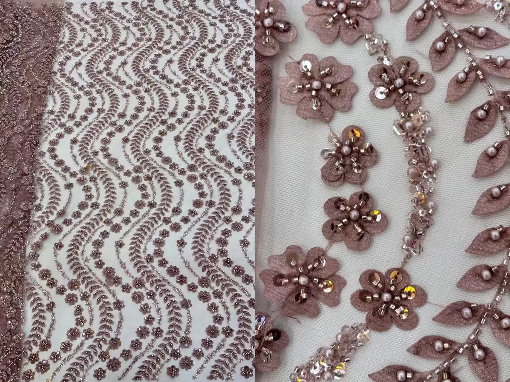

SU504 African Nigerian Wedding Bridal White 3D Lace Fabric 2023 High Quality Embroidery French Sequins Beaded Lace Fabric Luxury