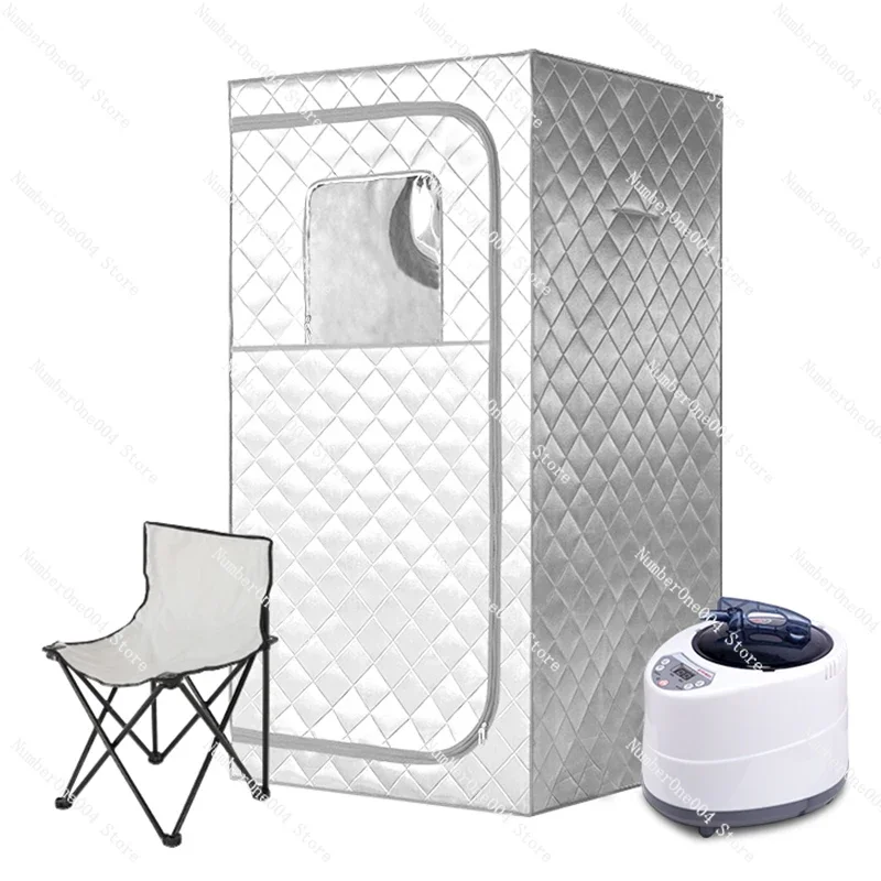 

Portable Steam Sauna Cabin - Far Infrared Heat, Herbal Detox, Foldable Design