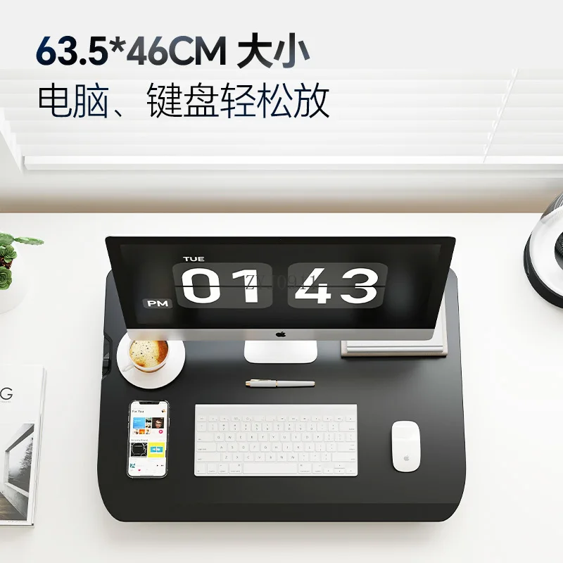 Suporte para notebook em pé, mesa dobrável para computador, rack de elevação ajustável