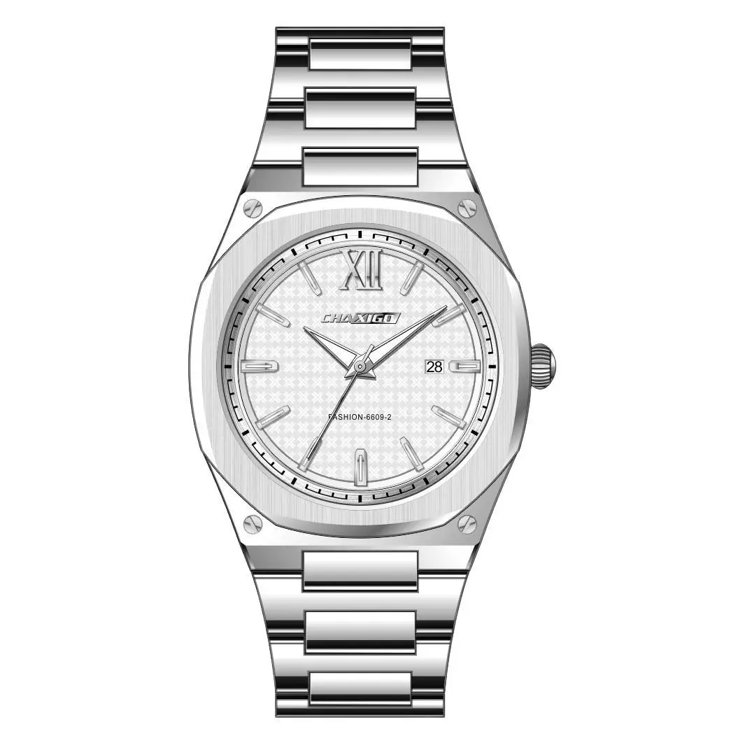 ساعة CHAXIGO West Watch City سبيكة كوارتز سقف الإصدار العالي سويسرا #5