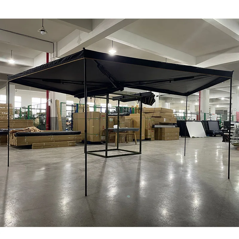

Aluminum Hard Shell Car 270 Degree Side Free Standing Awning Roof Top Tent for 420d Oxford 4x4 Truck Car Side Awning Tent