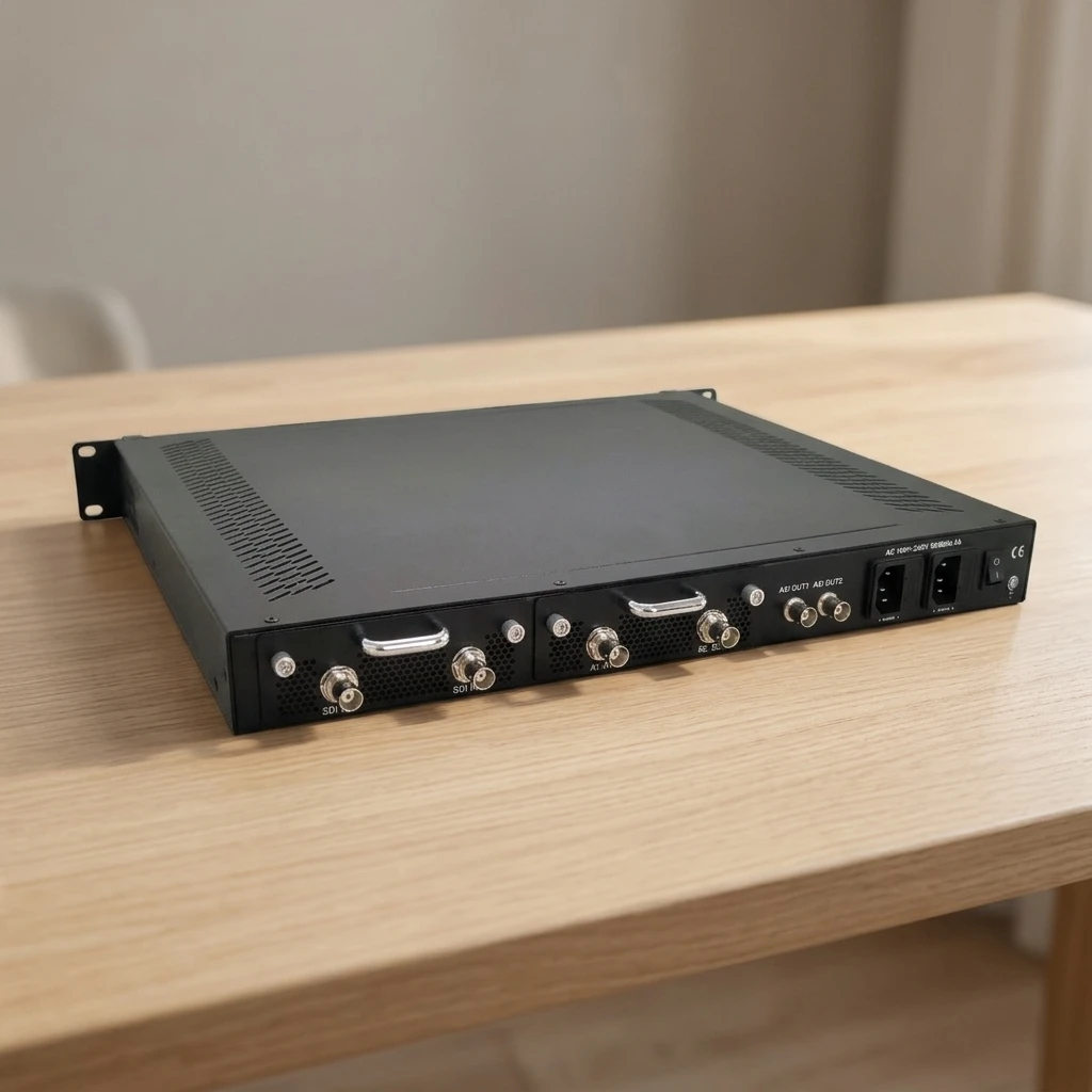 ENC3445 4-Channel HD-SDI to IP/ASI Encoder MPEG-2/H.264 Supports 1080p/720p & AC3/AAC Audio for DVB-T2 & Cable TV Headend