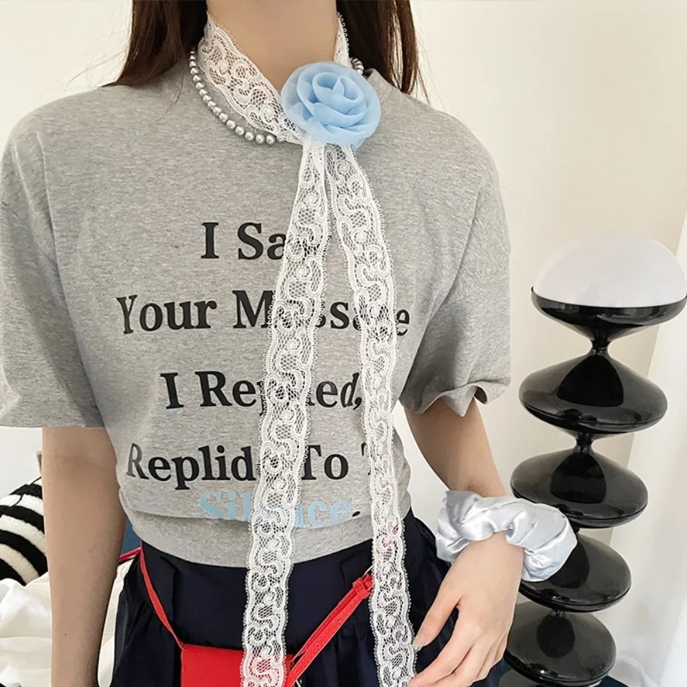 

Unique Y2K Lace Waistband Long Korean Style Vine Flower Waist Belt Floral Thin Lace Scarf Spicy Girls