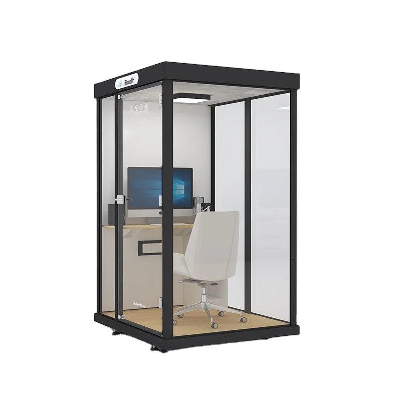 4 Person Large Soundproof Meeting Booth Multi-Layer Acoustic Panel Noise Isolation Pod Customized Color For Corporate Office