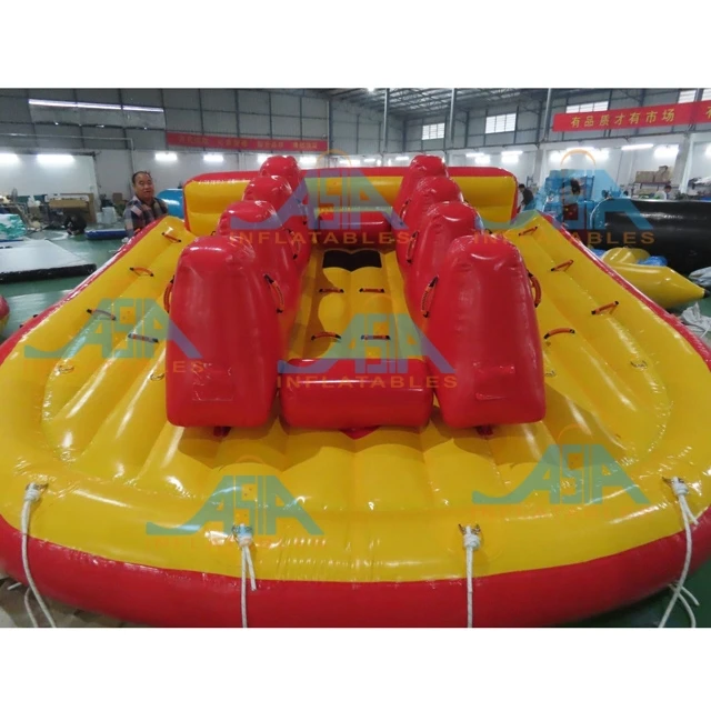 

9-й надувной слайдер-банан, буксируемый летающий диван