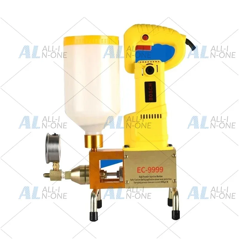 EC9999 1100W Waterproof Grouting Machine High Pressure Injection Pump Polyurethane Grouting Liquid Leakage Tool Slurry Machine