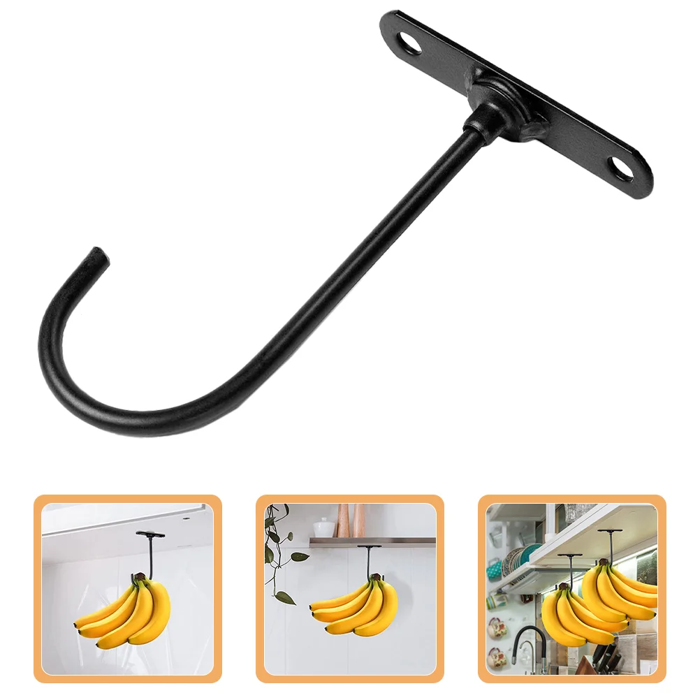 

Banana Hook Hanging Container Metal Holder up Storage Stand Iron under Cabinet Hanger