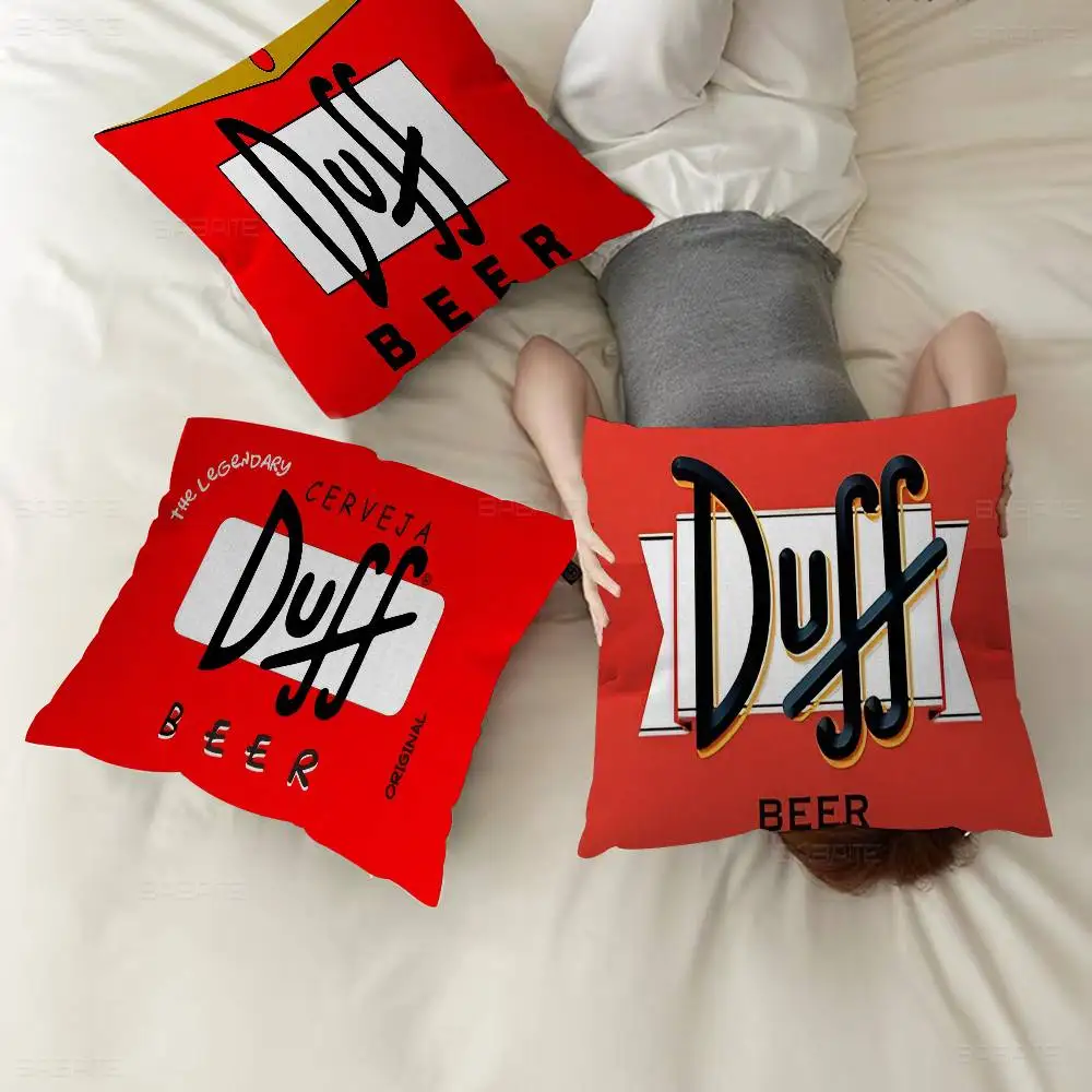 Ft D-Duffs Beer Personalized Pillow Dust Cover Bedroom Kids Party Decoration Pillowcase Birthday Children Gift